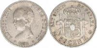 50 Centimos 1892(92) PG-M       KM 690     Ag 835  2