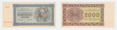 2000 Koruna 1945