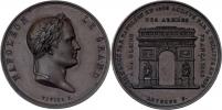 Napoleon I. - dokončení Vítězného oblouku 1836 -
