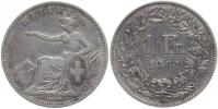 1 Frank 1861 B