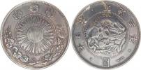 1 Yen rok 3 (1870)        Y. 5      Ag 900  26