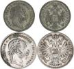 20 kr. 1870 b.zn.; +10 kr. 1872 b.zn. 2 ks