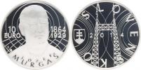 10 Euro 2014 - Jozef Murgaš           KM 133      kapsle