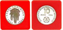 10 M 1986 A - Ernst Thälmann KM 109 +certifikát