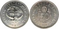 50 Forint 1969 BP - 50. výr. republiky         KM 589   Ag 640  1