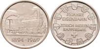 75 let železnice Zurich - Meilen - Rapperswil 1969 -