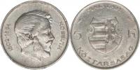 5 Forint 1947 - Kossuth        KM 534a      Ag 500  12 g