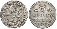 Malý groš 1596 Jáchymov - Hoffmann. HN-8b, opis 7c