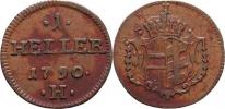 Cu Haléř 1790 H