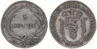 5 Soldi 1784 LB