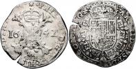 Nizozemí - Flandry. Filip IV. (1621-65). Patagon 1642 (27