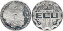 25 Ecu 1992 - králov. návštěva Antil a Aruby        KM X 62Ag 925   25
