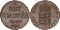 Egy = 1 Krajczar 1848_zc. nep. hr.