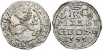 Malý groš 1595 K. Hora - Herold. HN-8, opis 7a (.D.G - R.I.)