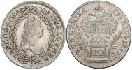 20 krejcar 1757 Praha - Erdmann. MKČ-1989