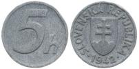 5 Haléř 1942  Zn_R!