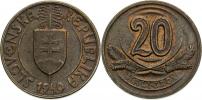 20 Haléř 1940 (zkouška)
