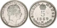 5 kr. 1859 M "R"