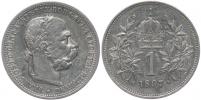 1 Koruna 1897 b.zn.