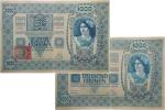 ČSR Prozatímní bankovky kolkované 1919