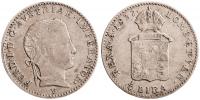 1/4 lira 1837 V