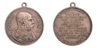 Leutschau 1898 - poprsí císaře Fr.Josefa zprava