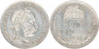 20 kr. 1868 KB - MAGYAR KIRÁLYI "R"