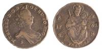 Marie Terezie 1740-1780 Cu poltura 1763, P.H.K.M., patina, dr.hr.