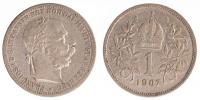 1 koruna 1907 b.z.