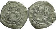 Karel IV. 1346-1378 parvus, ražen na čtvercovém střížku