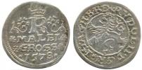 Rudolf II.1576 -1611 malý groš 1578 České Budějovice