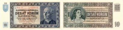 10 Koruna 1939