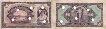 5000 Koruna 1920