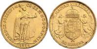 20 Koruna 1914 KB - se znakem Bosny - oficiální
