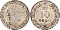 10 Krejcar 1860 V