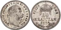 10 Krejcar 1870 KB - krátký opis