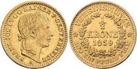 1/2 Koruna spolková 1859 A