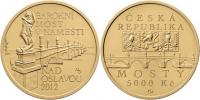 5000 Koruna (1/2 Unce) 2012 - Barokní most v Náměšti