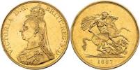 5 Libra 1887