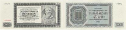 1000 Koruna 1942 - 1.vyd.- série B