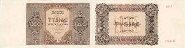 1000 Zlotých 1945