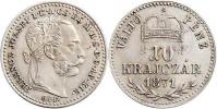 10 Krejcar 1871 GYF - krátký opis