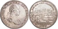 Tolar 1791 - s portrétem Leopolda II. a pohledem na