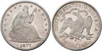 50 Cent 1877 S - sedící Liberty