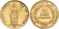 20 Lira 1848 M - stojící Italie