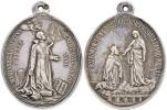 Praha 1575/1880 - Jan Nepomucký klečící před Pannou