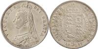 1/2 Crown 1887