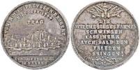 Friedrich II. - med. na třetí dobytí Prahy 16.9.1744