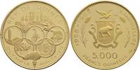 5.000 Frank 1970 - 10 let nezávislosti - LOH Mnichov