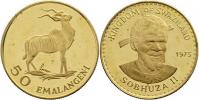 50 Emalangeni 1975 - 75.narozeniny krále